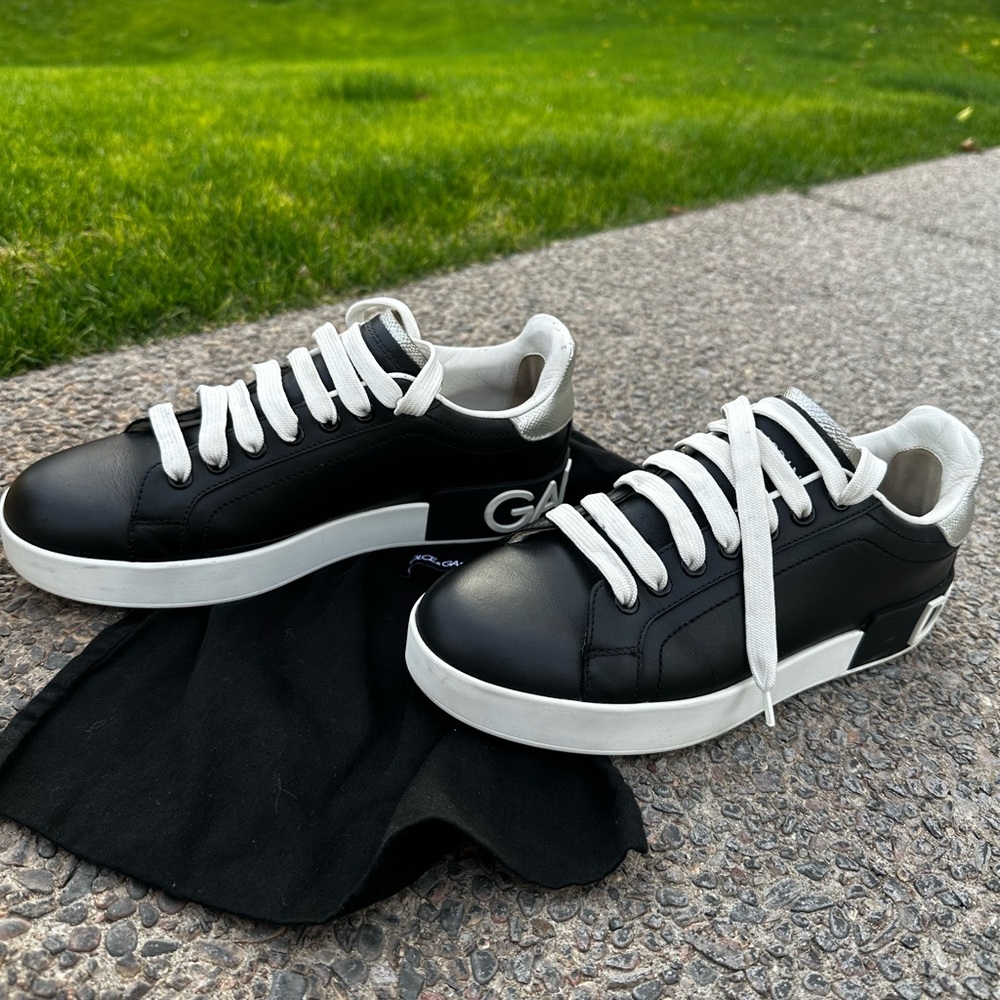 Black and White Sneakers